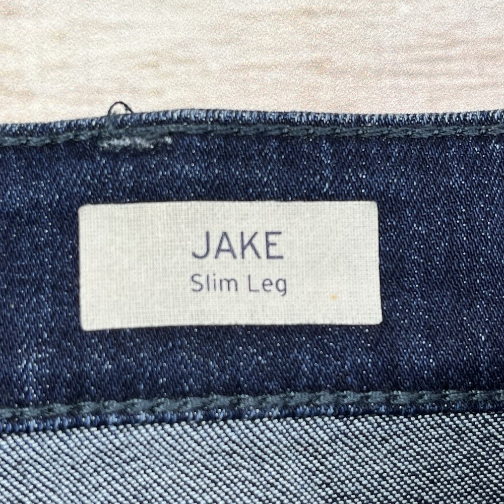 Mavi‎ Jake Slim Leg Men's Blue Cotton Blend Stretch Denim Jeans Pants Sz 40x32 - Picture 3 of 8